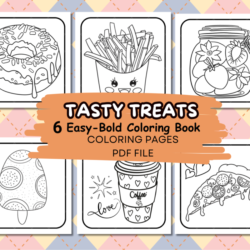 TASTY TREATS Coloring Pages 1